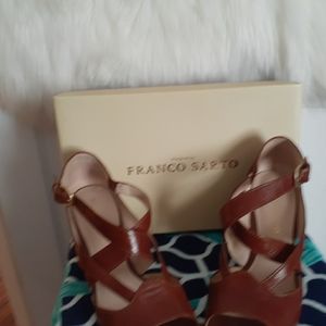 Franco Sarto ladies brown leather shoes